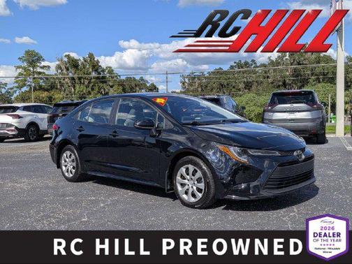 Midnight Black Metallic 2025 Toyota Corolla LE