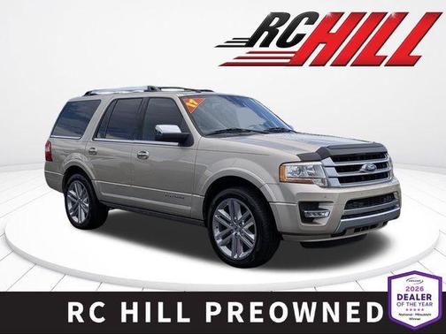 White Platinum Metallic Tri-Coat 2017 Ford Expedition Platinum