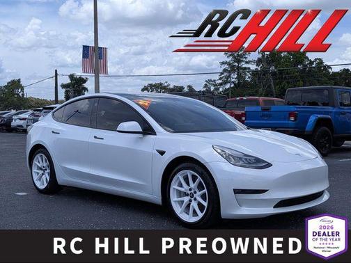 Pearl White Multi-Coat 2021 Tesla Model 3 Long Range