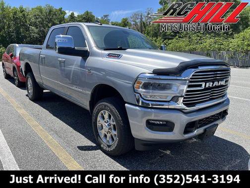 Billet Silver Metallic Clearcoat 2024 RAM 2500 Laramie Crew Cab 4x4 6'4' Box