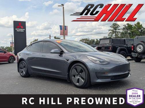 Gray 2021 Tesla Model 3 Standard Range Plus