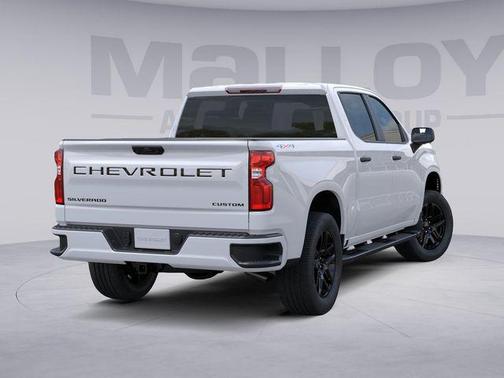 Summit White 2026 Chevrolet Silverado 1500 Custom