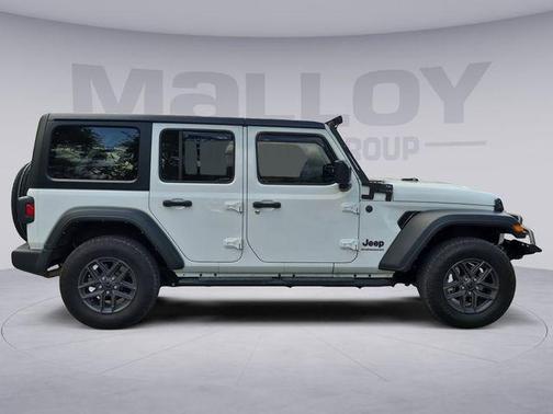 Bright White Clearcoat 2024 Jeep Wrangler Sport S
