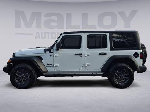 Bright White Clearcoat 2024 Jeep Wrangler Sport S