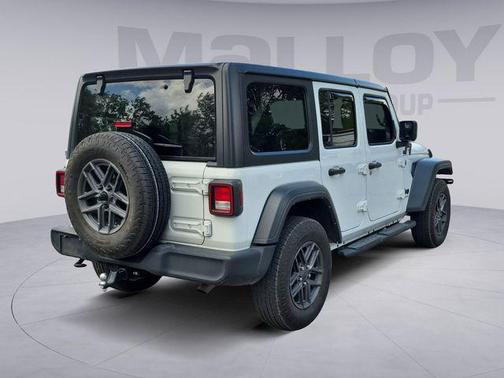 Bright White Clearcoat 2024 Jeep Wrangler Sport S