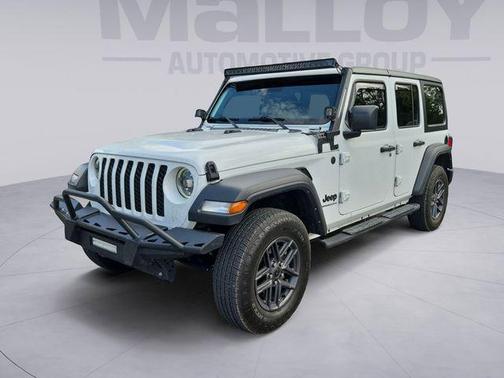 Bright White Clearcoat 2024 Jeep Wrangler Sport S