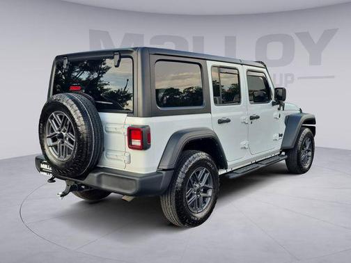 Bright White Clearcoat 2024 Jeep Wrangler Sport S