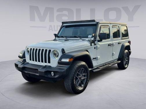 Bright White Clearcoat 2024 Jeep Wrangler Sport S