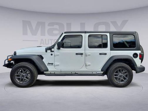 Bright White Clearcoat 2024 Jeep Wrangler Sport S