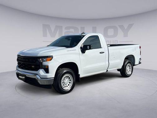 Summit White 2025 Chevrolet Silverado 1500 WT