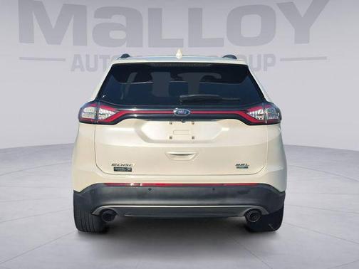 White Platinum Clearcoat Metallic 2017 Ford Edge SEL