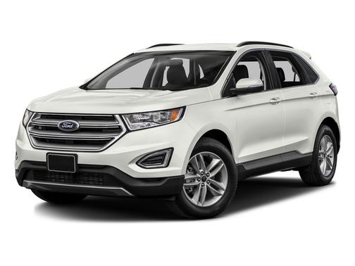 White Platinum Clearcoat Metallic 2017 Ford Edge SEL