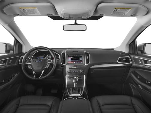 White Platinum Clearcoat Metallic 2017 Ford Edge SEL