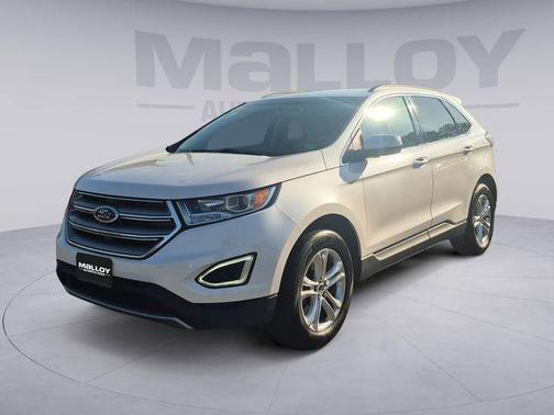 White Platinum Clearcoat Metallic 2017 Ford Edge SEL