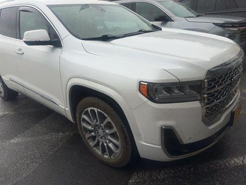 White Frost Tricoat 2023 GMC Acadia Denali