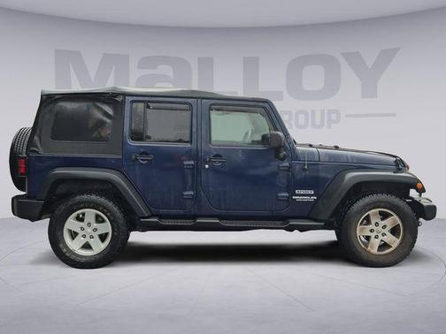 True Blue Pearlcoat 2013 Jeep Wrangler Unlimited Sport