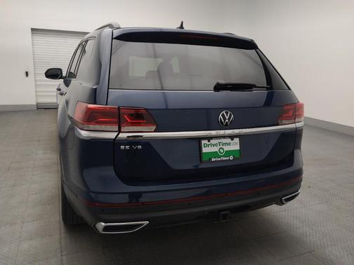 Blue 2021 Volkswagen Atlas SE w/Tech Pkg (2021.5)