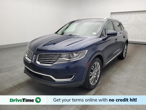 Midnight Sapphire Blue Metallic 2017 Lincoln MKX Reserve