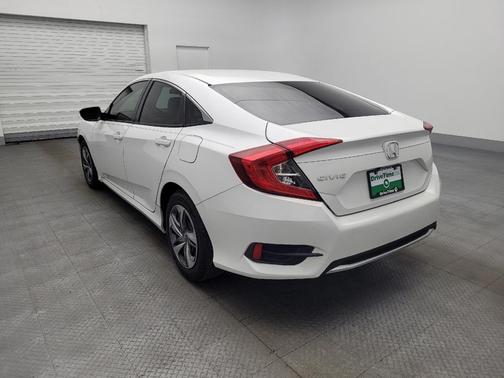Platinum White Pearl 2019 Honda Civic LX