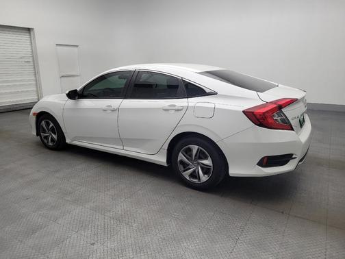 Platinum White Pearl 2019 Honda Civic LX