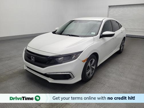 Platinum White Pearl 2019 Honda Civic LX