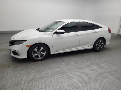 Platinum White Pearl 2019 Honda Civic LX