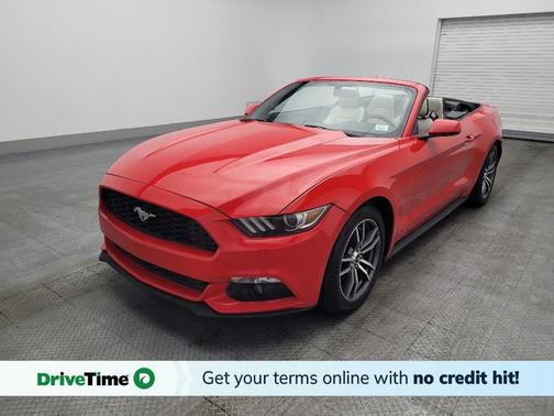 Red 2017 Ford Mustang EcoBoost Premium