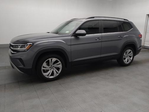 Blue 2022 Volkswagen Atlas SE w/Tech Pkg