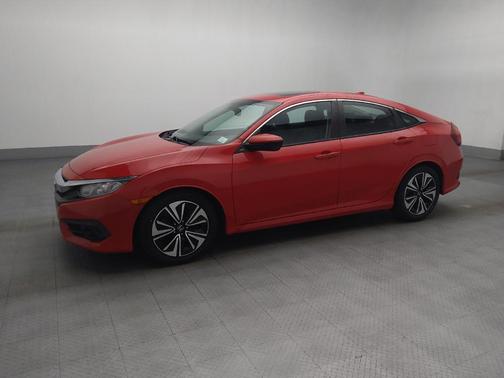 Red 2017 Honda Civic EX-L