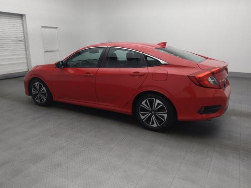 Red 2017 Honda Civic EX-L