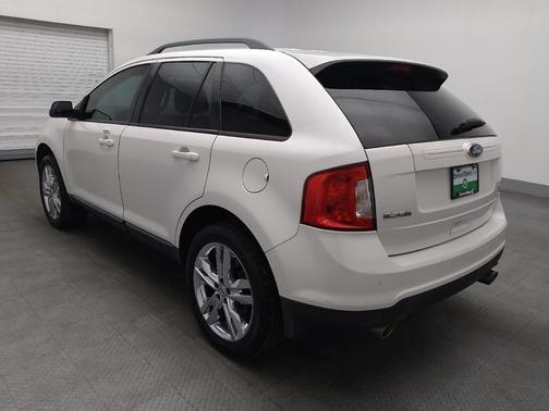 White Platinum Metallic Tri-Coat 2014 Ford Edge SEL