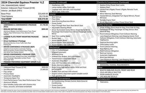 2024 Chevrolet Equinox Premier w/1LZ