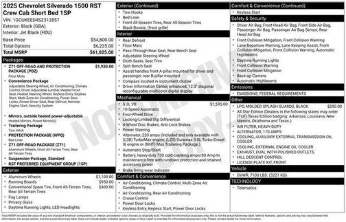 2025 Chevrolet Silverado 1500 RST