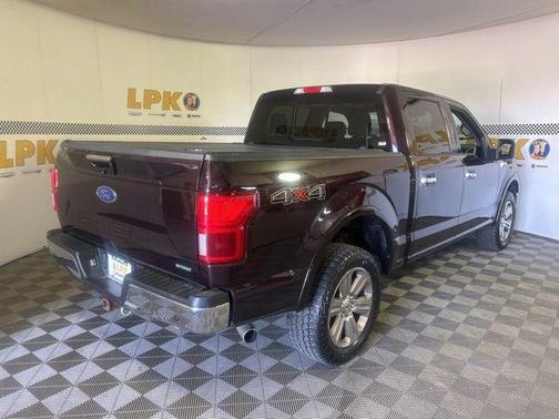 Red 2018 Ford F-150 Lariat