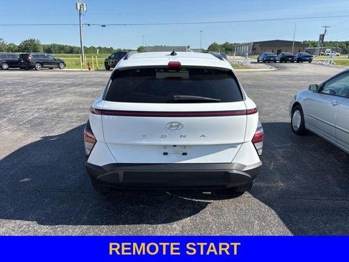 White 2024 Hyundai KONA SEL