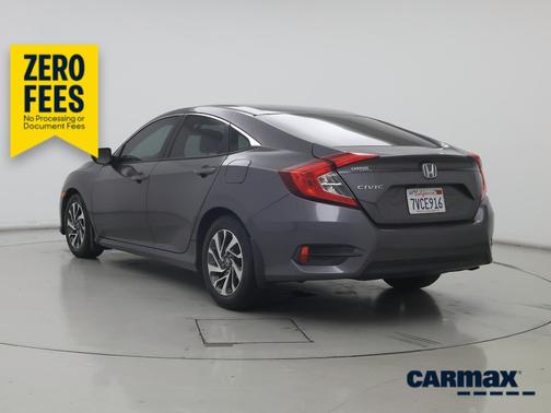 Gray 2016 Honda Civic EX