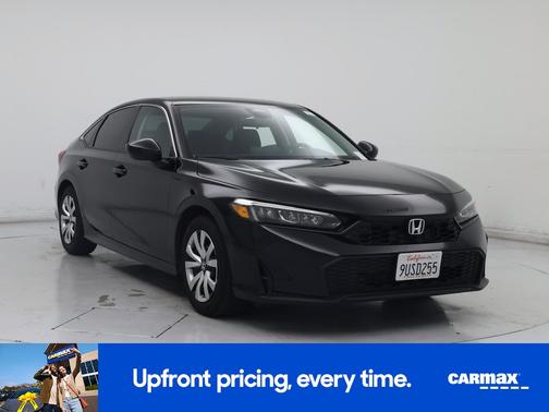 Black 2025 Honda Civic LX