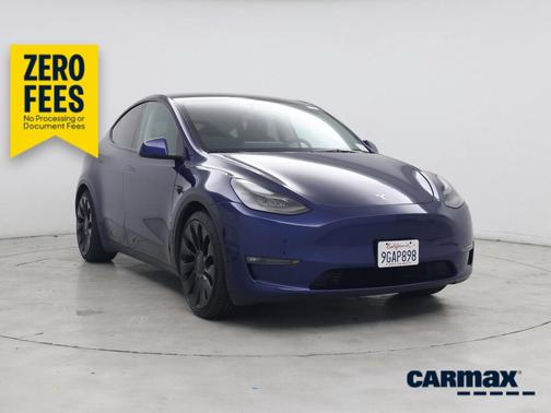 Blue 2023 Tesla Model Y Performance