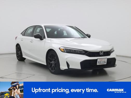 White 2025 Honda Civic Sport