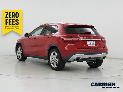 Red 2018 Mercedes-Benz GLA 250