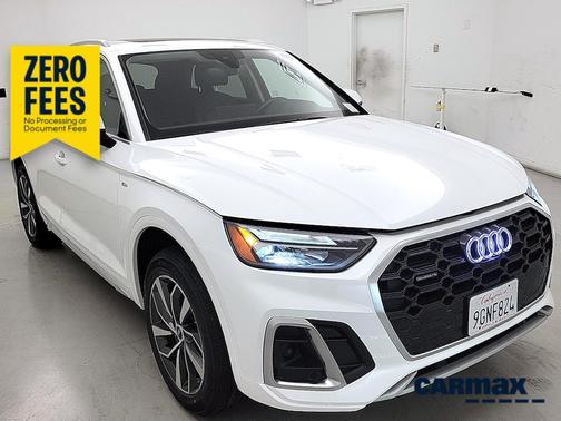 White 2023 Audi Q5 S-Line Premium Plus