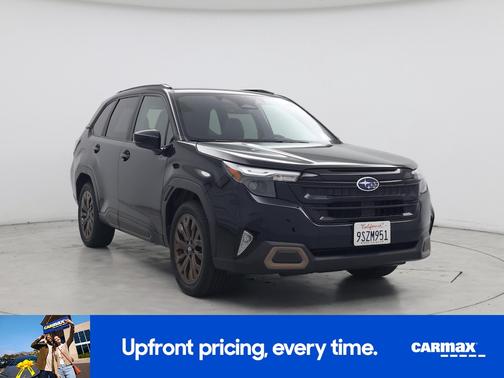 Black 2025 Subaru Forester Hybrid Sport