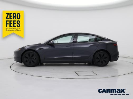Gray 2025 Tesla Model 3 Long Range