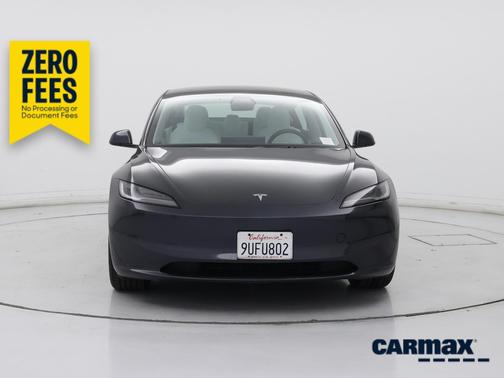 Gray 2025 Tesla Model 3 Long Range