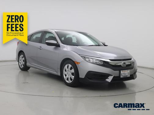 Gray 2018 Honda Civic LX