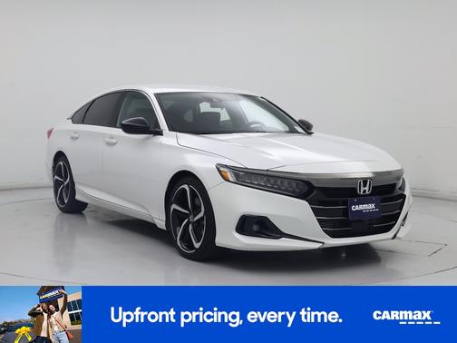 White 2022 Honda Accord Sport