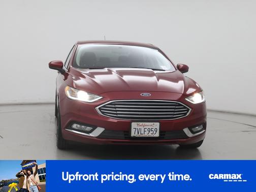 Red 2017 Ford Fusion SE