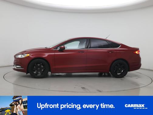 Red 2017 Ford Fusion SE