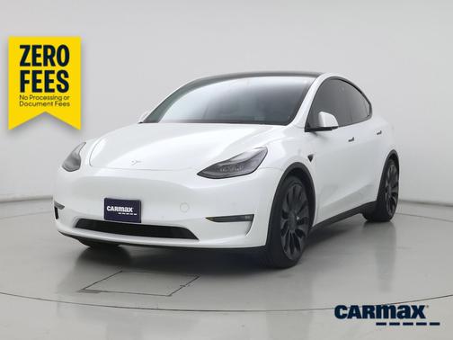 White 2022 Tesla Model Y Performance