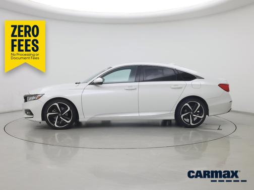 White 2018 Honda Accord Sport